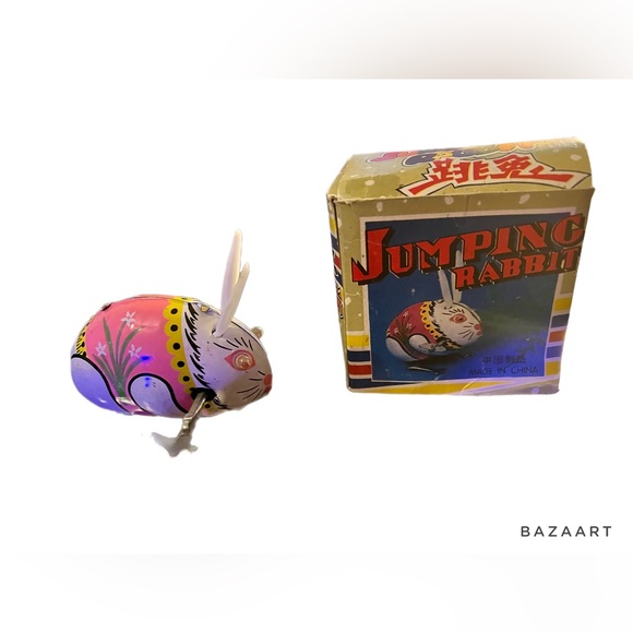 Vintage Jumping Rabbit with Original Box - Picture 2 of 4